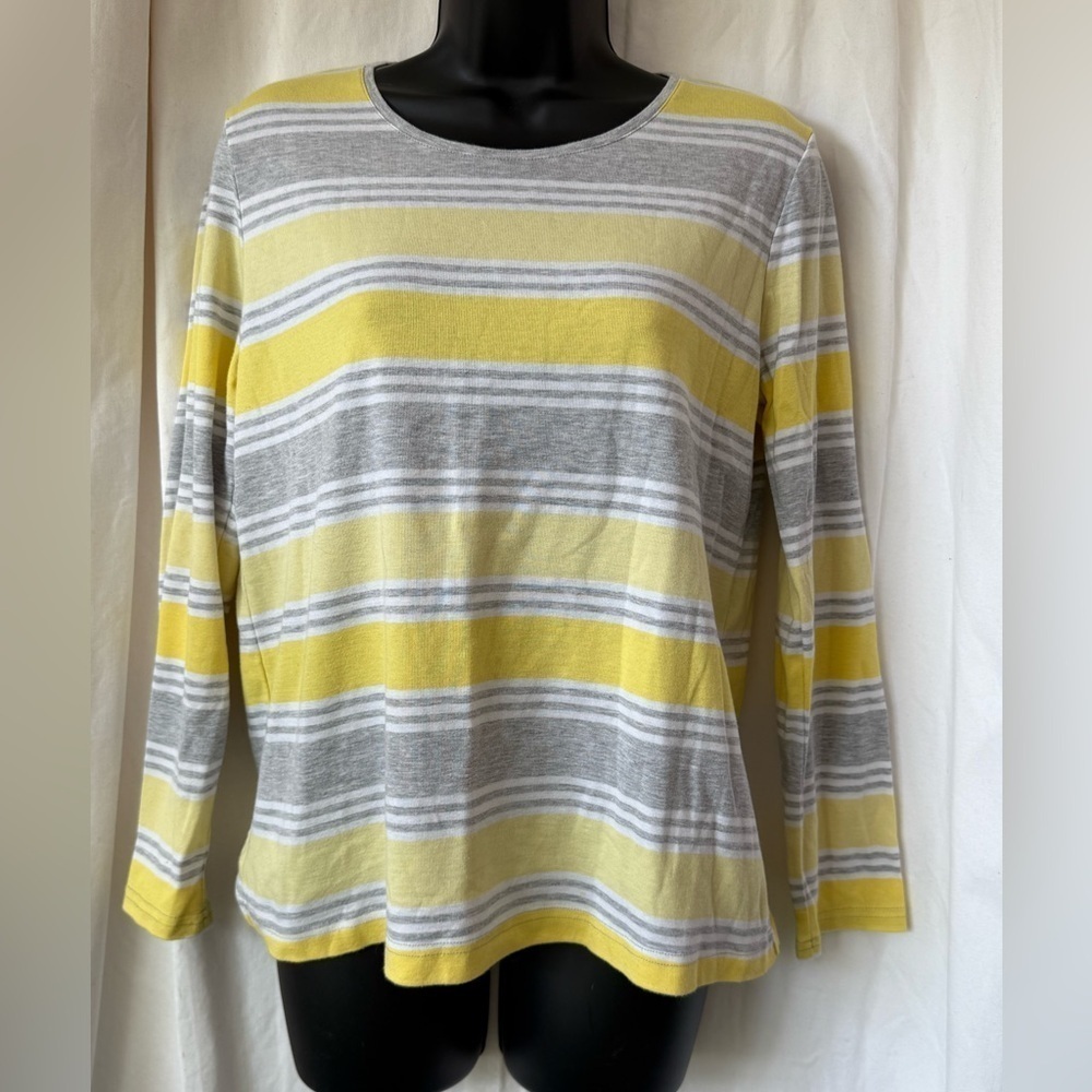 Croft & Barrow Women's Sz PL Lightweight L/S Crew Neck Top 20" PTP